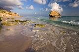 An unspoilt beach on East Socotra, Yemen